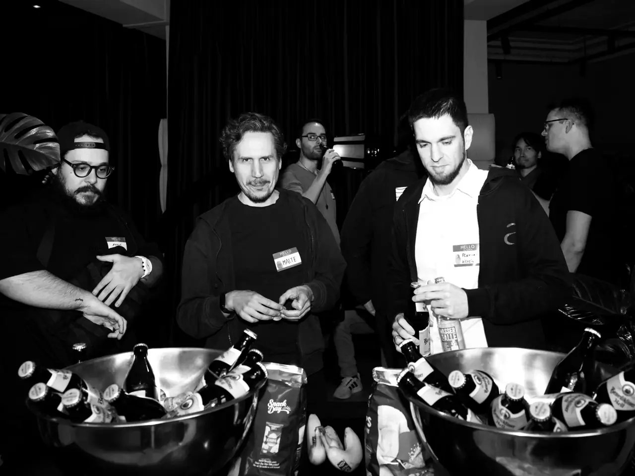 Networking bei Getränken