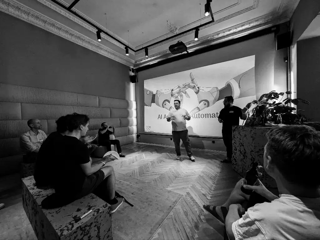 Talk vor Publikum