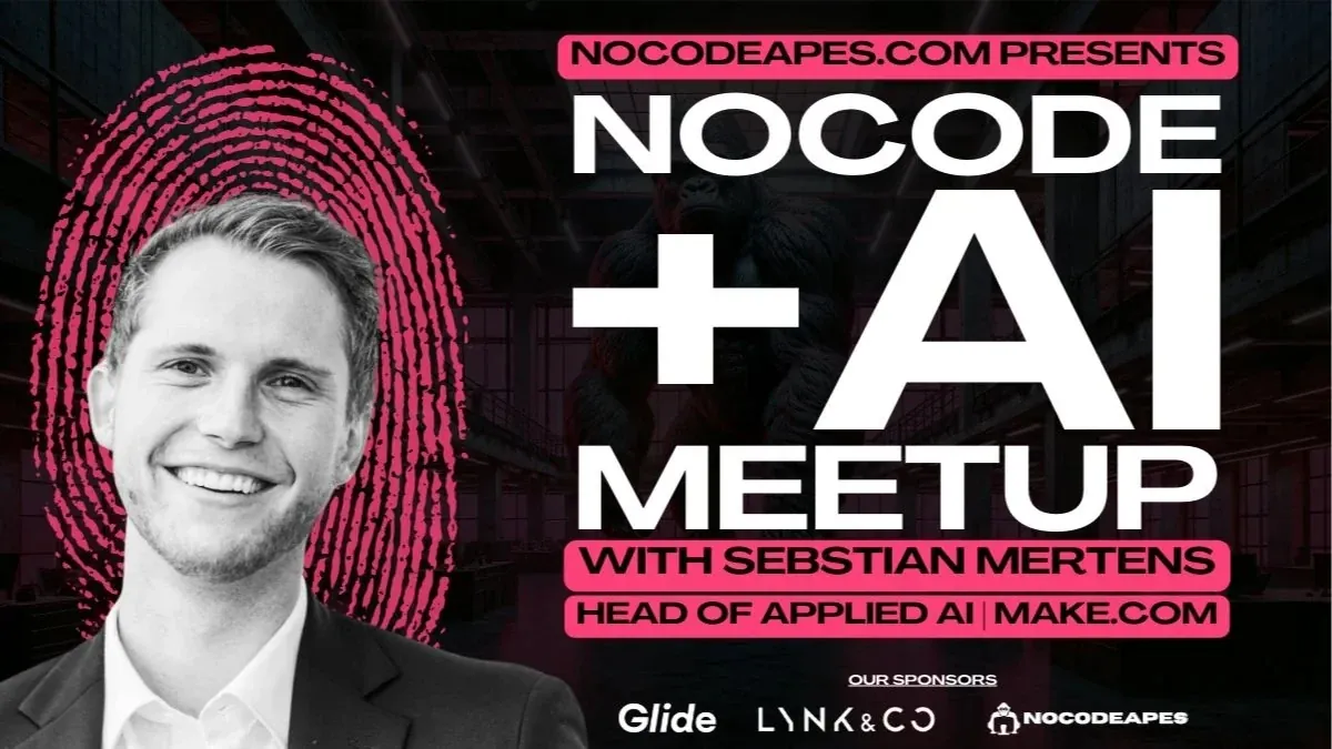 Plakat #1: NoCode + AI Meetup Berlin