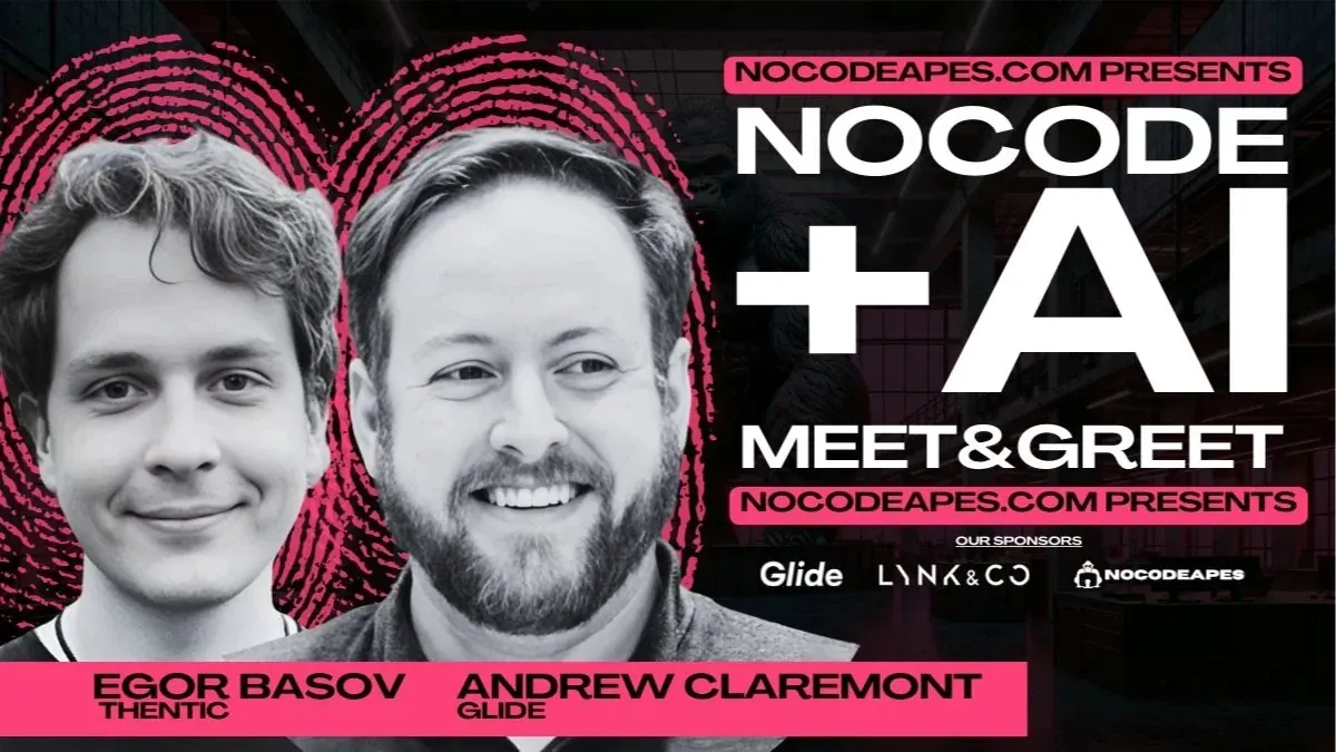Plakat #3: Meet & Greet @ NoCode & AI Meetup