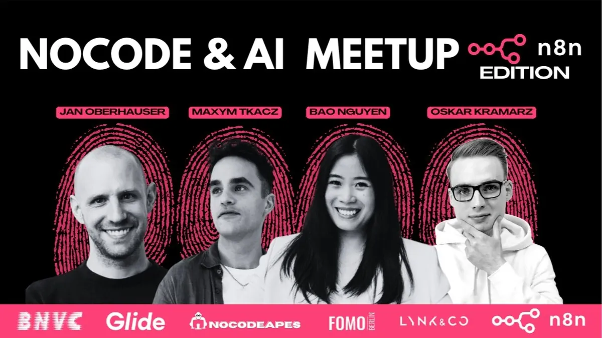 Plakat #6: NoCode & AI Meetup | n8n Edition